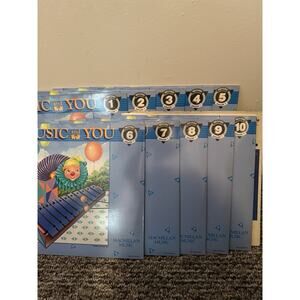 Vintage Macmillan Music and You Grade 1 Records 1–10 Complete Set w/ Case